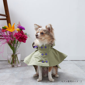 Water proof cape coat(撥水コート)(L/khaki)