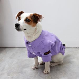 Soft cut&sewn jacket(ダンボールニット)(Lavender)