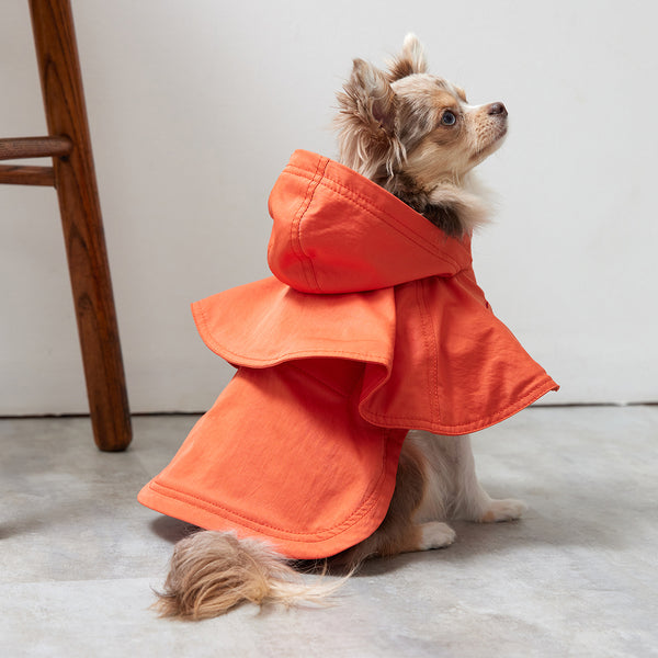 画像をギャラリービューアに読み込む, Water proof cape coat(撥水コート)(Blood orange)