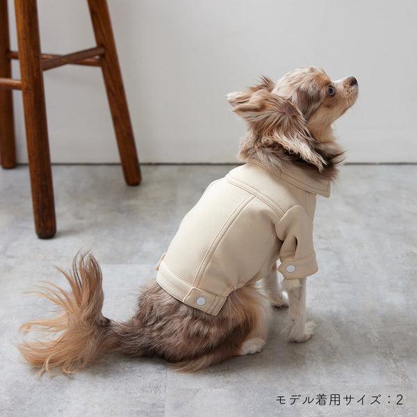 画像をギャラリービューアに読み込む, Soft cut&sewn jacket(cream)