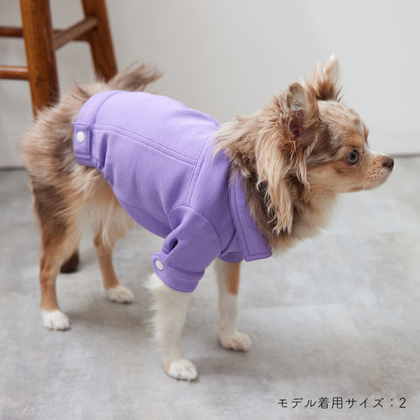 画像をギャラリービューアに読み込む, Soft cut&sewn jacket(ダンボールニット)(Lavender)