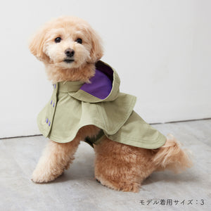 Water proof cape coat(撥水コート)(L/khaki)