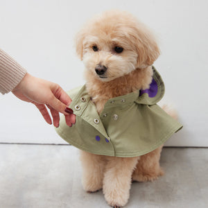 Water proof cape coat(撥水コート)(L/khaki)