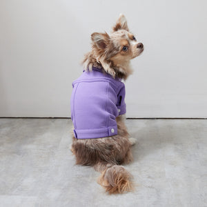 Soft cut&sewn jacket(ダンボールニット)(Lavender)