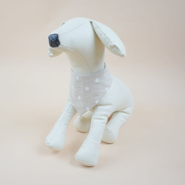 画像をギャラリービューアに読み込む, 保冷剤ポケット付きネッカチーフ(ドット刺繍)