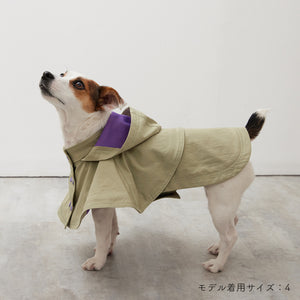 Water proof cape coat(撥水コート)(L/khaki)