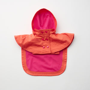 Water proof cape coat(撥水コート)(Blood orange)