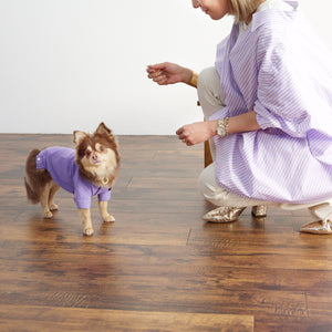 Soft cut&sewn jacket(ダンボールニット)(Lavender)