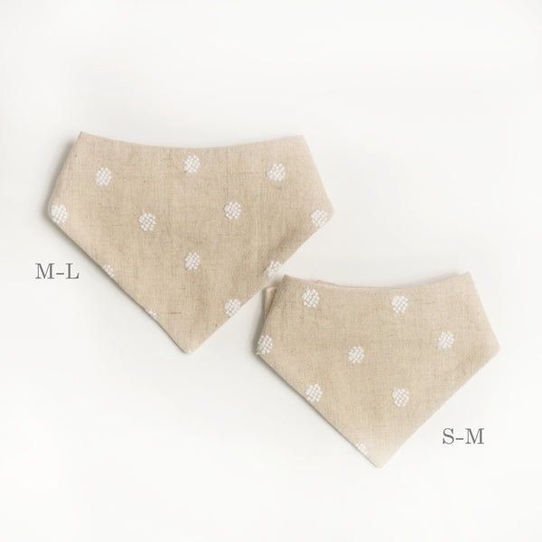 画像をギャラリービューアに読み込む, 保冷剤ポケット付きネッカチーフ(ドット刺繍)