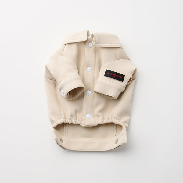画像をギャラリービューアに読み込む, Soft cut&sewn jacket(cream)