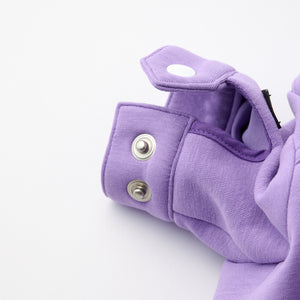 Soft cut&sewn jacket(ダンボールニット)(Lavender)