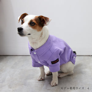 Soft cut&sewn jacket(ダンボールニット)(Lavender)