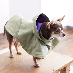 Water proof cape coat(撥水コート)(L/khaki)