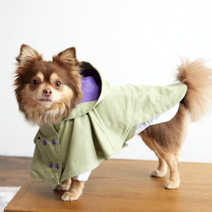 Water proof cape coat(撥水コート)(L/khaki)