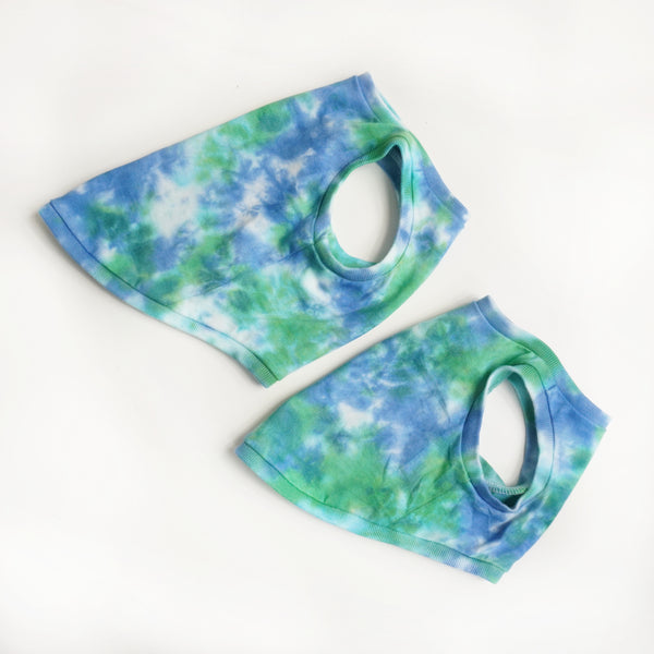 画像をギャラリービューアに読み込む, タイダイトップス(グリーン)