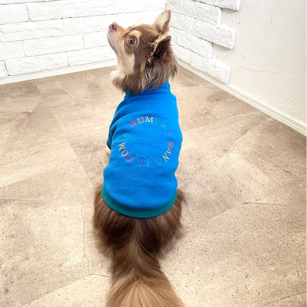 画像をギャラリービューアに読み込む, Rainbow embroidery warm sweatshirt(レインボー刺繍あったか裏起毛スエット)