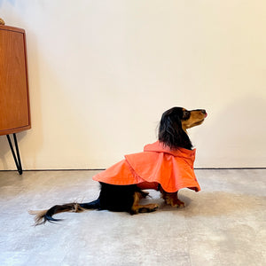 Water proof cape coat(撥水コート)(Blood orange)