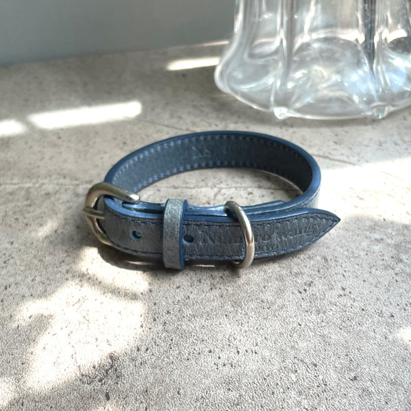 画像をギャラリービューアに読み込む, Happy pig leather Collar(豚革首輪)