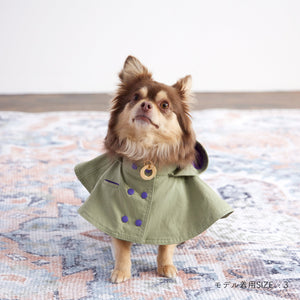Water proof cape coat(撥水コート)(L/khaki)