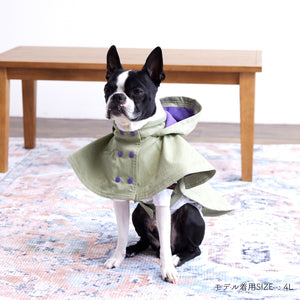 Water proof cape coat(撥水コート)(L/khaki)