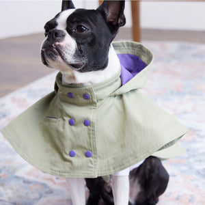Water proof cape coat(撥水コート)(L/khaki)