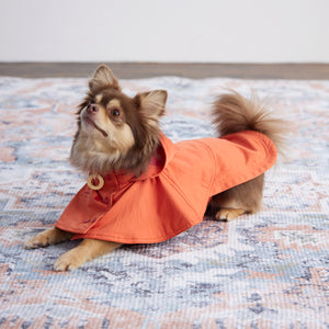 Water proof cape coat(撥水コート)(Blood orange)