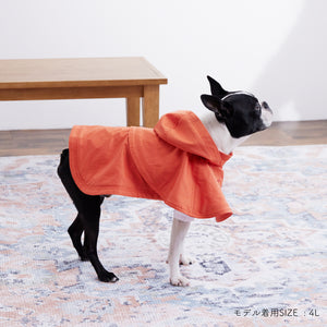 Water proof cape coat(撥水コート)(Blood orange)