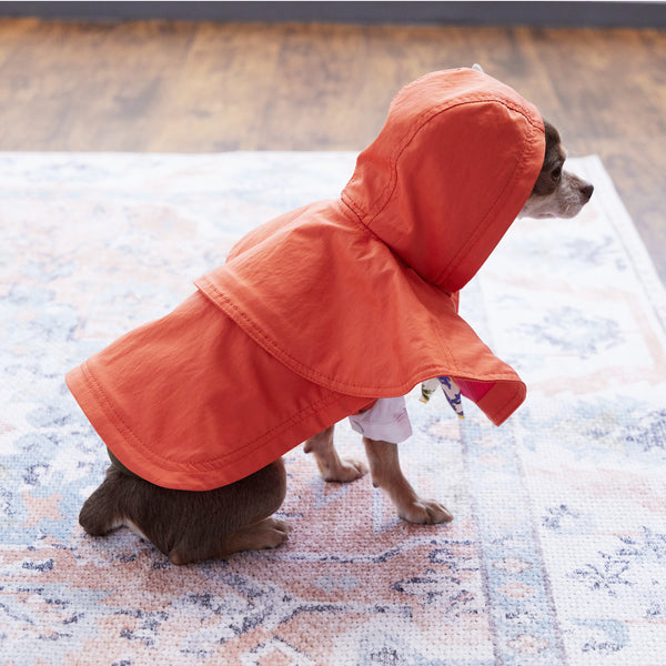 画像をギャラリービューアに読み込む, Water proof cape coat(撥水コート)(Blood orange)