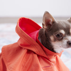 Water proof cape coat(撥水コート)(Blood orange)