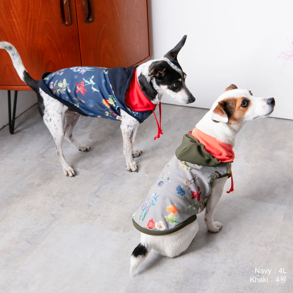 画像をギャラリービューアに読み込む, Antique flower hoodie(アンティークフラワーフーディー)Navy