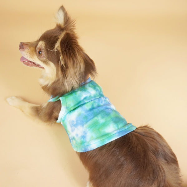 画像をギャラリービューアに読み込む, タイダイトップス(グリーン)