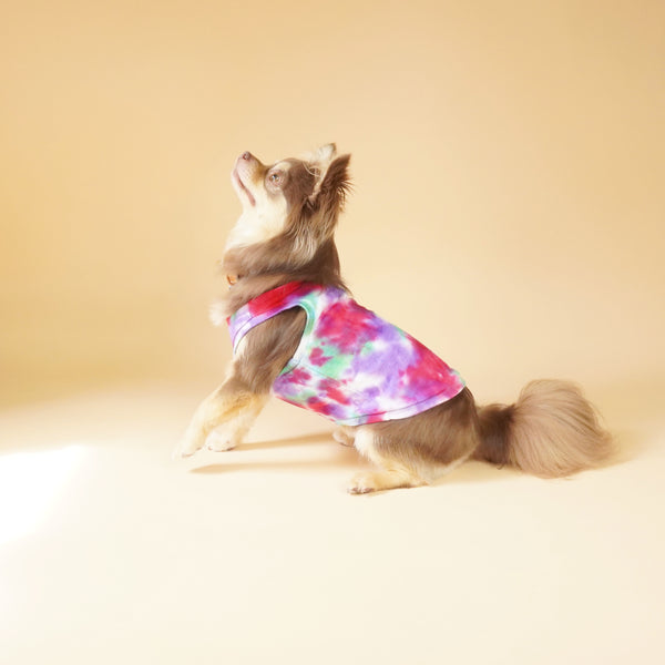 画像をギャラリービューアに読み込む, タイダイトップス(マゼンタ)