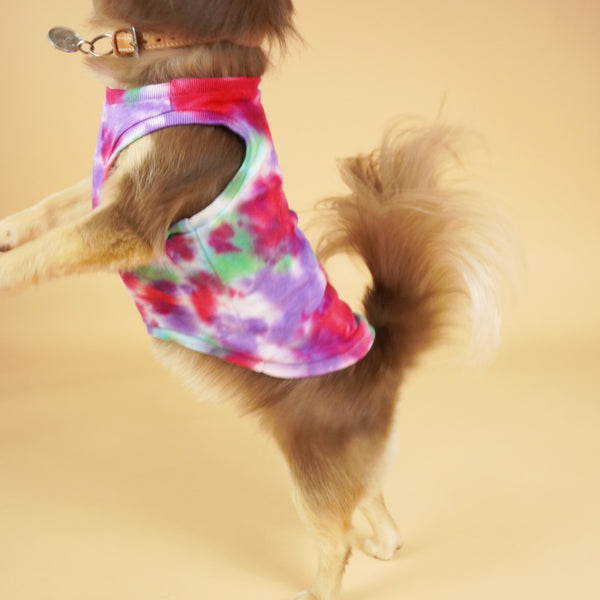 画像をギャラリービューアに読み込む, タイダイトップス(マゼンタ)