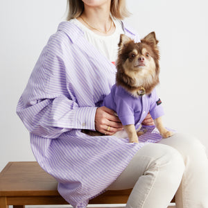 Soft cut&sewn jacket(ダンボールニット)(Lavender)