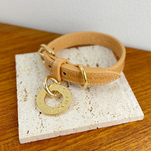 Happy pig leather Collar(豚革首輪)