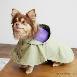 Water proof cape coat(撥水コート)(L/khaki)