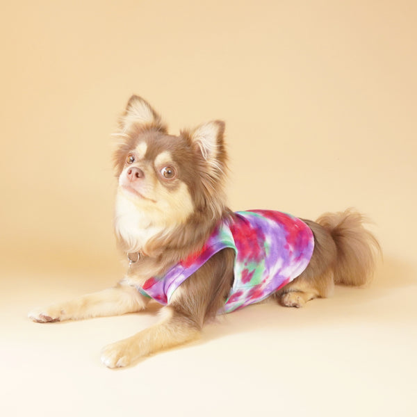 画像をギャラリービューアに読み込む, タイダイトップス(マゼンタ)