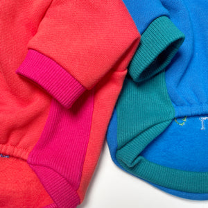 Rainbow embroidery warm sweatshirt(レインボー刺繍あったか裏起毛スエット)