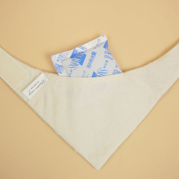 画像をギャラリービューアに読み込む, 保冷剤ポケット付きネッカチーフ(ドット刺繍)