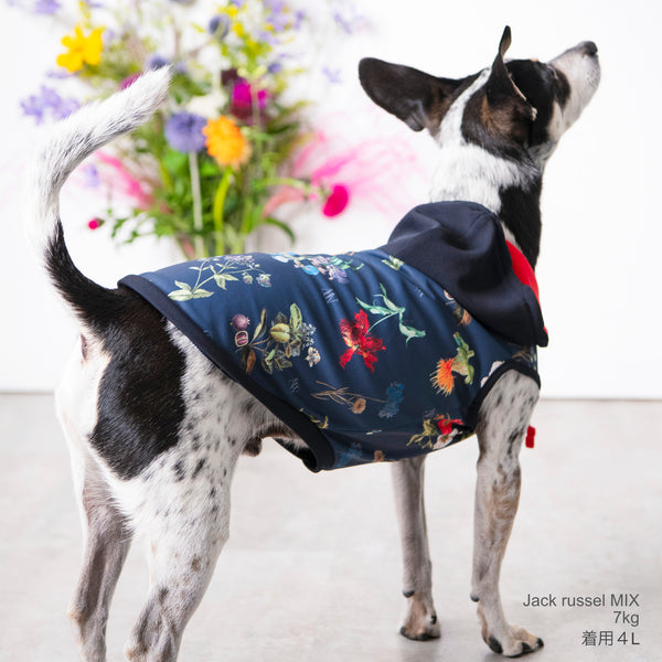 画像をギャラリービューアに読み込む, Antique flower hoodie(アンティークフラワーフーディー)Navy