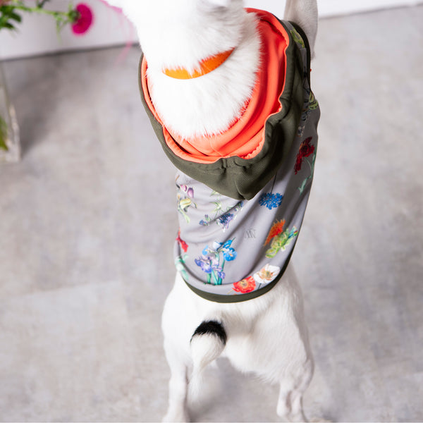 画像をギャラリービューアに読み込む, Antique flower hoodie(アンティークフラワーフーディー)khaki