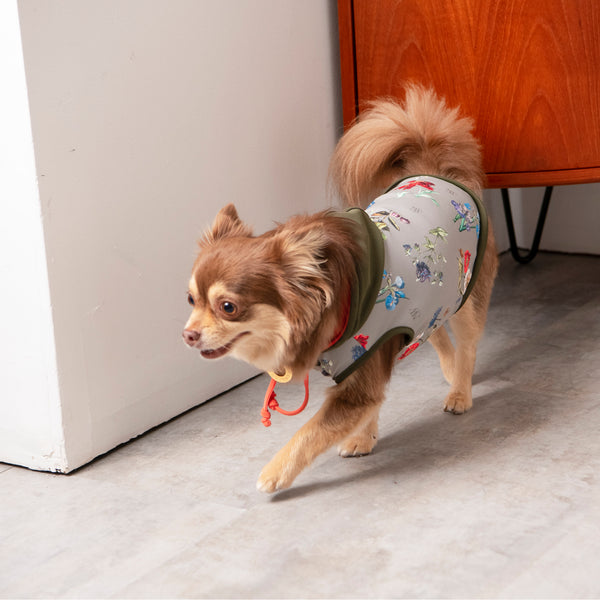 画像をギャラリービューアに読み込む, Antique flower hoodie(アンティークフラワーフーディー)khaki