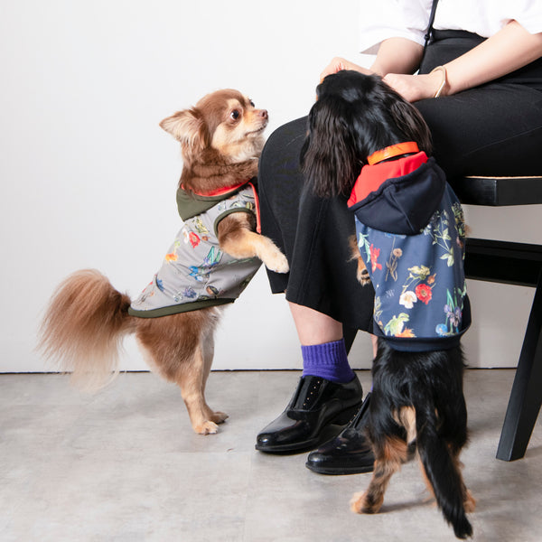 画像をギャラリービューアに読み込む, Antique flower hoodie(アンティークフラワーフーディー)khaki