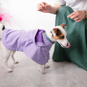 Water proof cape coat(撥水ｺｰﾄ）(Lavender)