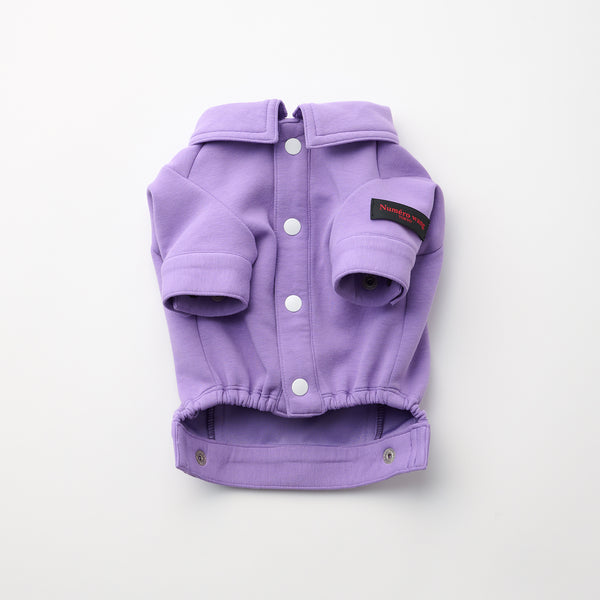 画像をギャラリービューアに読み込む, Soft cut&amp;sewn jacket(ﾀﾞﾝﾎﾞｰﾙﾆｯﾄ）(Lavender)

